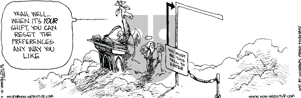 Non Sequitur on Friday October 6, 2000 Comic Strip