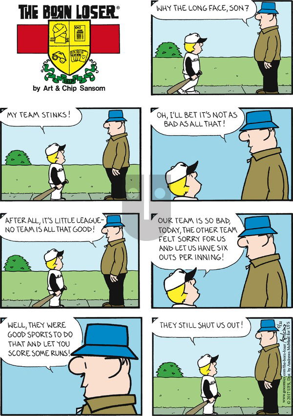 The Born Loser on Sunday May 21, 2017 Comic Strip