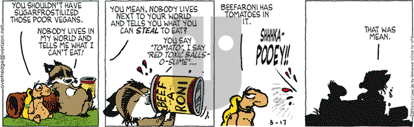 Over the Hedge on Saturday August 17, 2013 Comic Strip