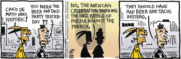 La Cucaracha on Monday May 6, 2013 Comic Strip