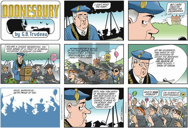 Doonesbury on Sunday May 22, 2005 Comic Strip