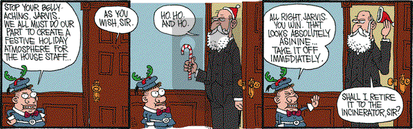 Monty on Wednesday December 24, 2014 Comic Strip