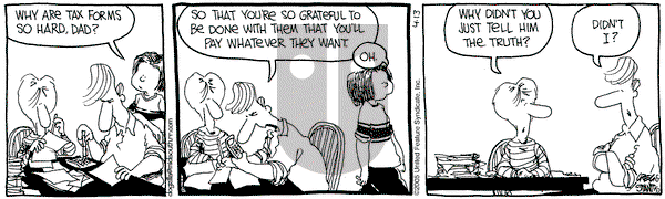 The Buckets on Wednesday April 13, 2005 Comic Strip