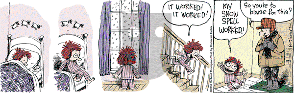 Cul de Sac on Tuesday January 20, 2015 Comic Strip