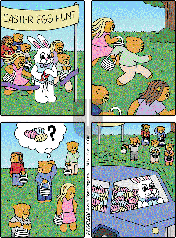 Buni on Monday April 6, 2020 Comic Strip