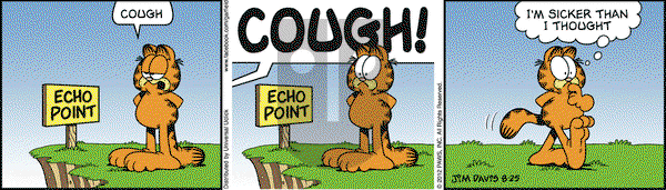 Garfield on Saturday August 25, 2012 Comic Strip