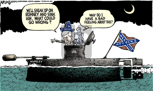 Robert Ariail - Friday January 13, 2012 Comic Strip