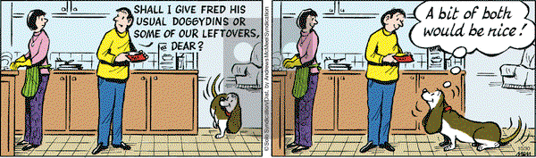 Fred Basset on Wednesday October 30, 2019 Comic Strip