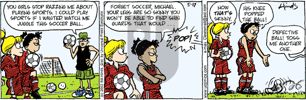 Cleats - Friday May 17, 2002 Comic Strip