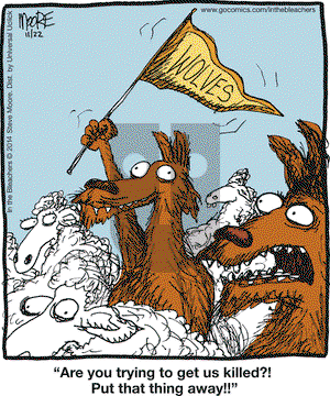 In the Bleachers on Saturday November 22, 2014 Comic Strip