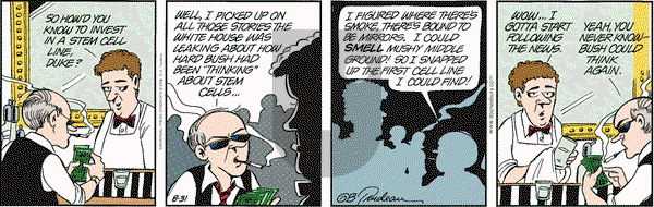Doonesbury on Wednesday November 14, 2001 Comic Strip