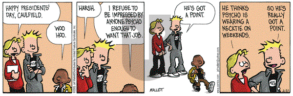 Frazz on Monday February 21, 2005 Comic Strip