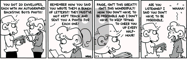 FoxTrot on Friday March 7, 2003 Comic Strip