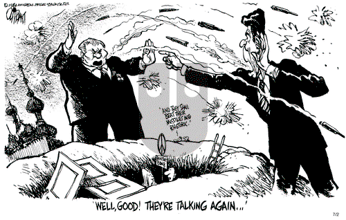 Pat Oliphant on Monday July 2, 1984 Comic Strip