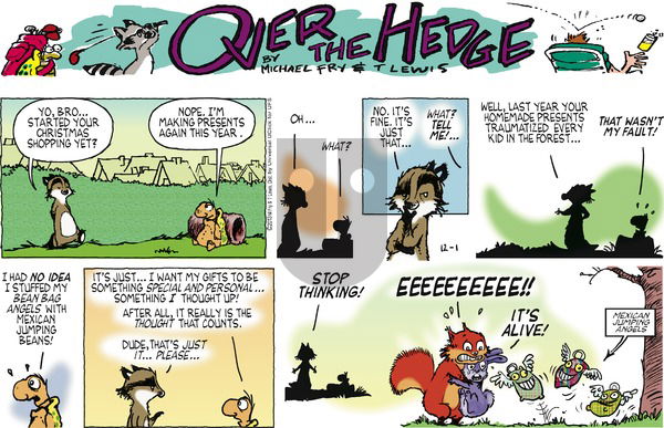 Over the Hedge on Sunday December 1, 2013 Comic Strip
