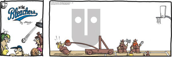 In the Bleachers on Sunday March 1, 2020 Comic Strip