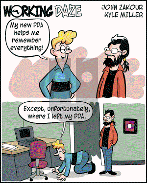 Working Daze on Tuesday July 1, 2003 Comic Strip