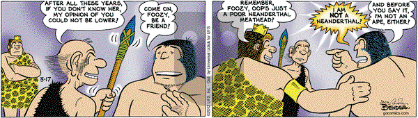 Alley Oop - Saturday March 17, 2012 Comic Strip