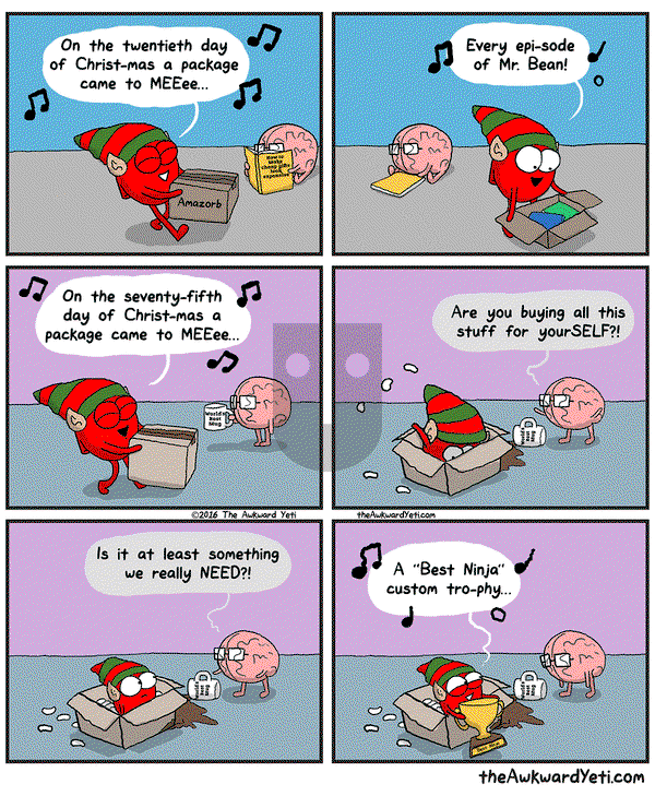 The Awkward Yeti on Friday December 30, 2016 Comic Strip