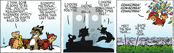 Over the Hedge on Saturday January 6, 2018 Comic Strip