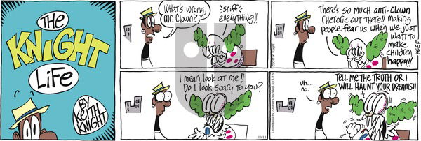 The Knight Life on Sunday October 15, 2017 Comic Strip