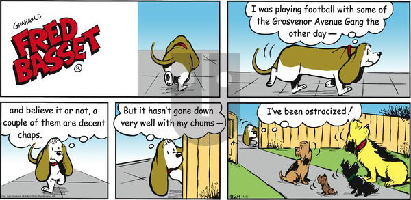 Fred Basset on Sunday November 29, 2015 Comic Strip