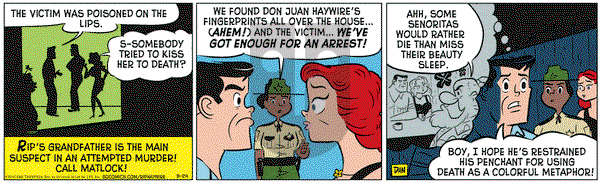 Rip Haywire on Thursday September 24, 2015 Comic Strip