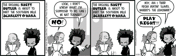 The Boondocks on Saturday December 21, 2013 Comic Strip