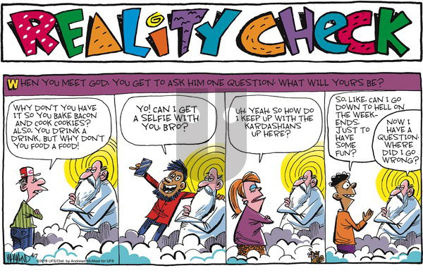 Reality Check on Sunday April 7, 2019 Comic Strip