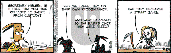 La Cucaracha on Saturday March 23, 2019 Comic Strip