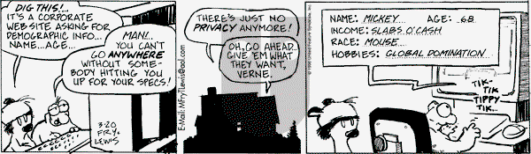 Over the Hedge on Wednesday March 20, 1996 Comic Strip