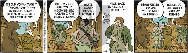 Alley Oop on Saturday April 12, 2025 Comic Strip