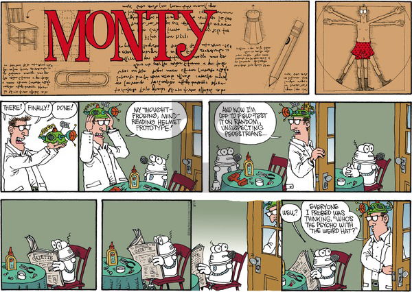 Monty on Sunday November 16, 2014 Comic Strip