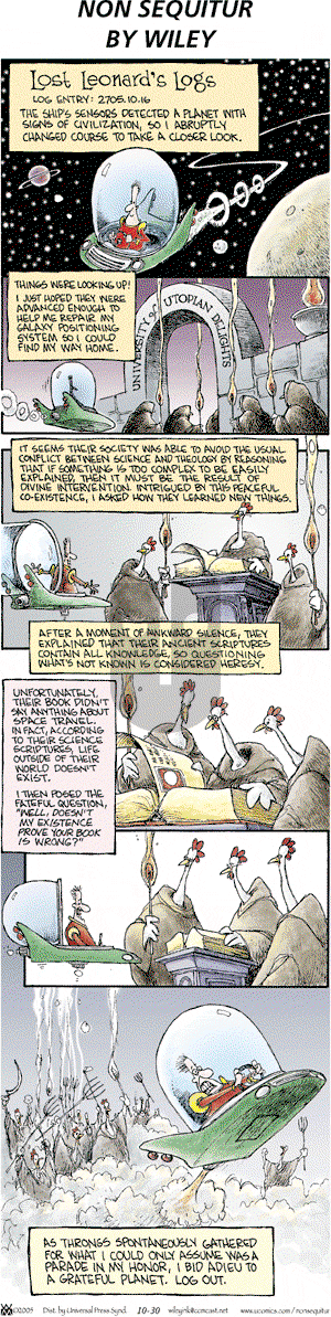 Non Sequitur on Sunday October 30, 2005 Comic Strip