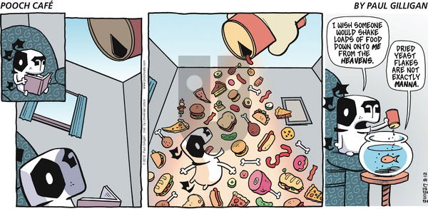 Pooch Cafe on Sunday August 12, 2012 Comic Strip