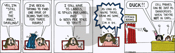 Cathy Classics on Thursday November 9, 2006 Comic Strip