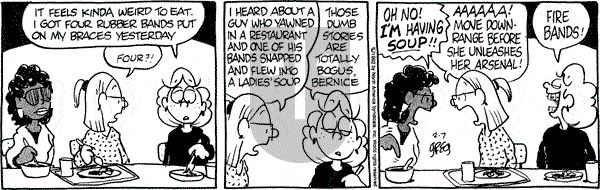 Luann on Friday February 7, 1992 Comic Strip