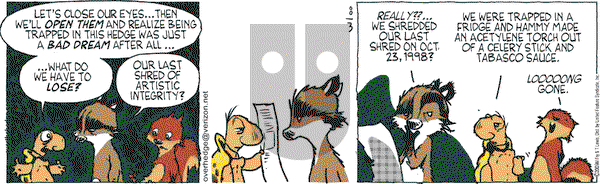 Over the Hedge on Monday August 3, 2009 Comic Strip