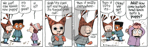 Cul de Sac on Monday January 11, 2016 Comic Strip