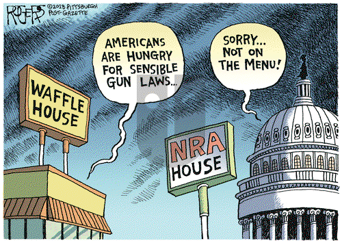 Rob Rogers on Tuesday April 24, 2018 Comic Strip