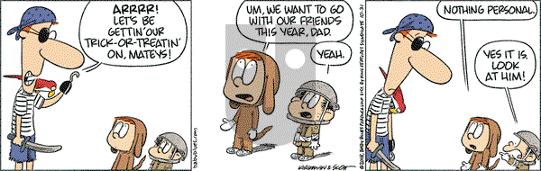 Baby Blues on Wednesday October 31, 2018 Comic Strip