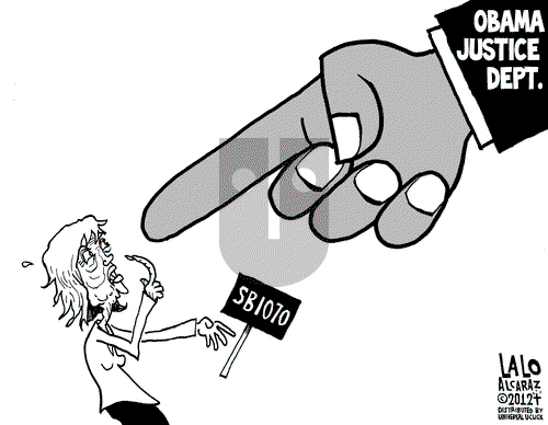 Lalo Alcaraz on Tuesday June 26, 2012 Comic Strip