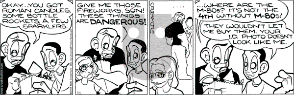 Maintaining on Friday July 4, 2008 Comic Strip