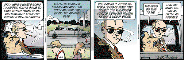 Doonesbury on Thursday August 11, 2011 Comic Strip
