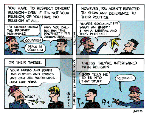 Ted Rall on Thursday February 19, 2015 Comic Strip