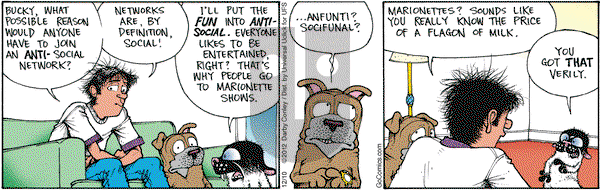 Get Fuzzy on Tuesday December 10, 2013 Comic Strip