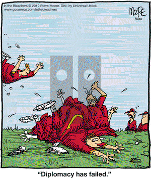 In the Bleachers on Friday June 22, 2012 Comic Strip