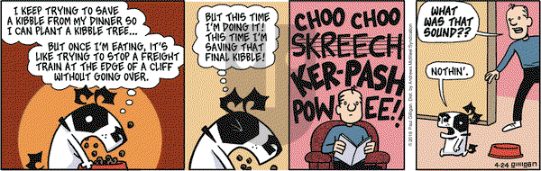 Pooch Cafe on Tuesday April 24, 2018 Comic Strip