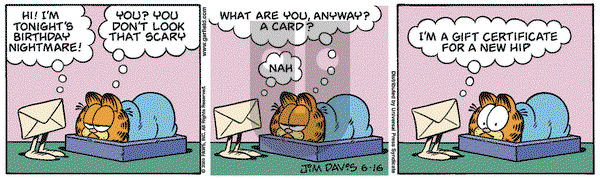 Garfield on Friday June 16, 2006 Comic Strip