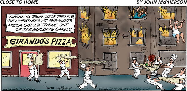 Close to Home on Sunday March 25, 2012 Comic Strip